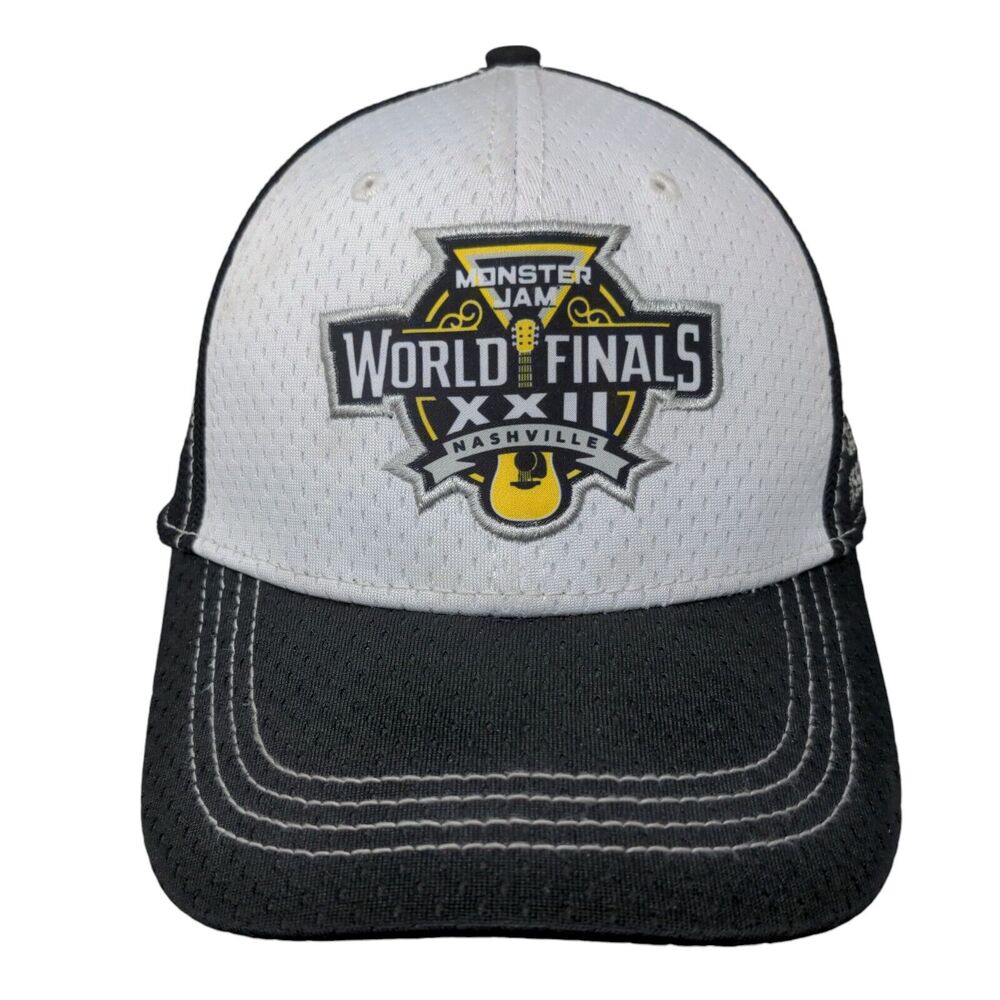 Monster Jam World Finals XXII Nashville Snapback Hat Black OSFM Mesh Back